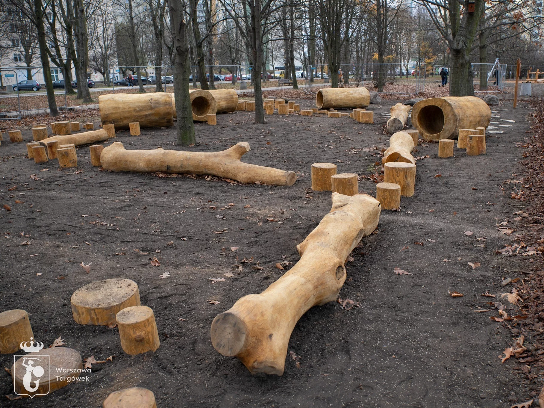 Ekologiczny plac zabaw na Bródnie
