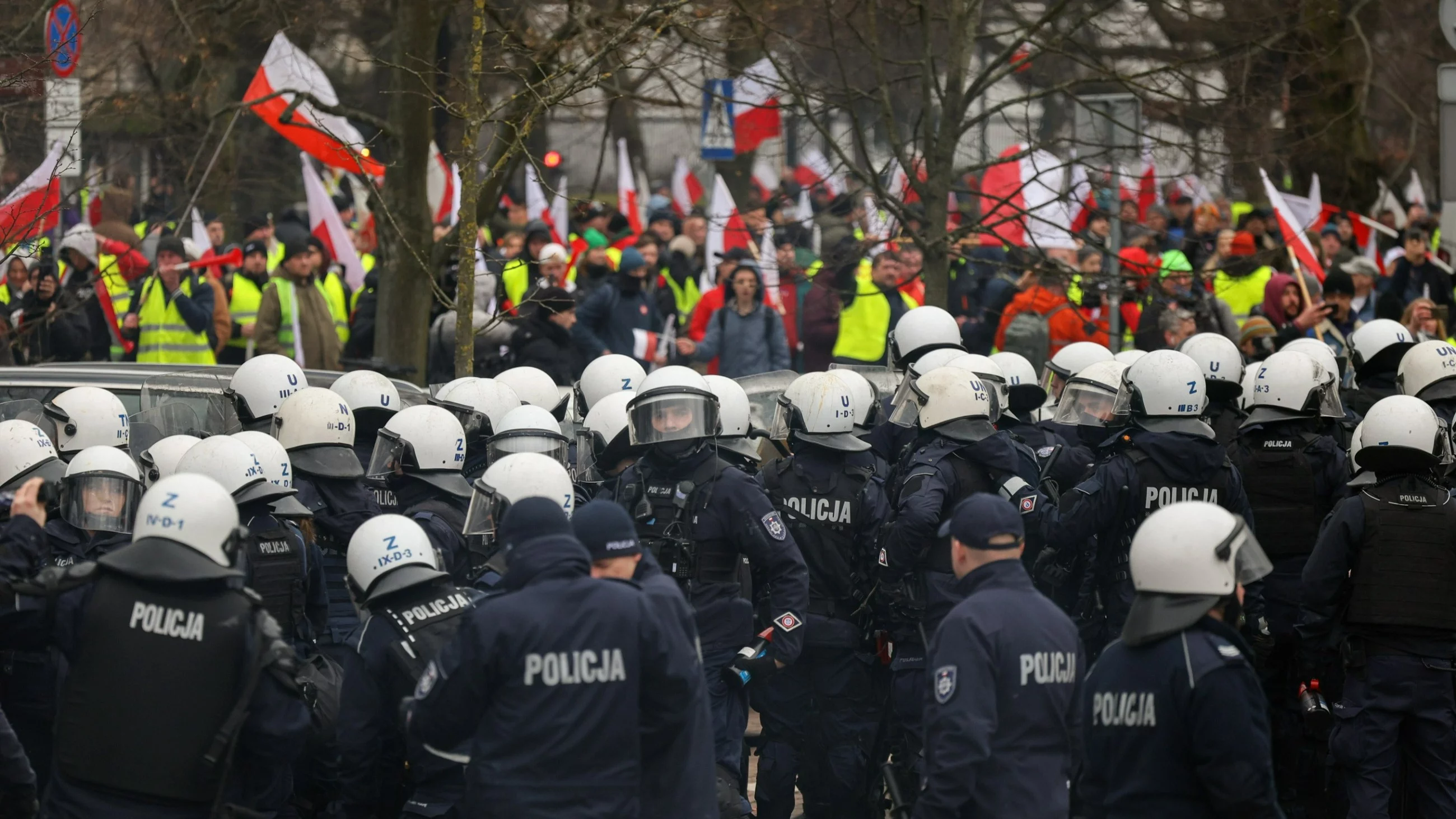 Protest rolników w Warszawie