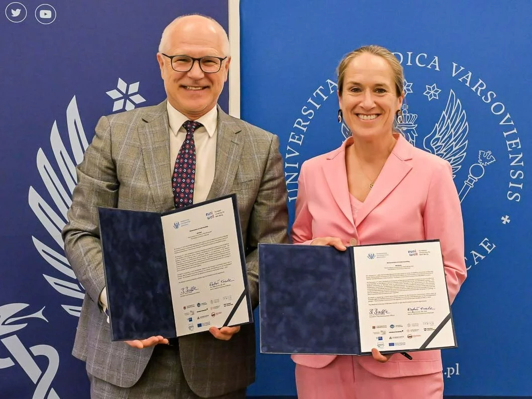 Prof. Rafał Krenke i prof. Beatrix Busse
