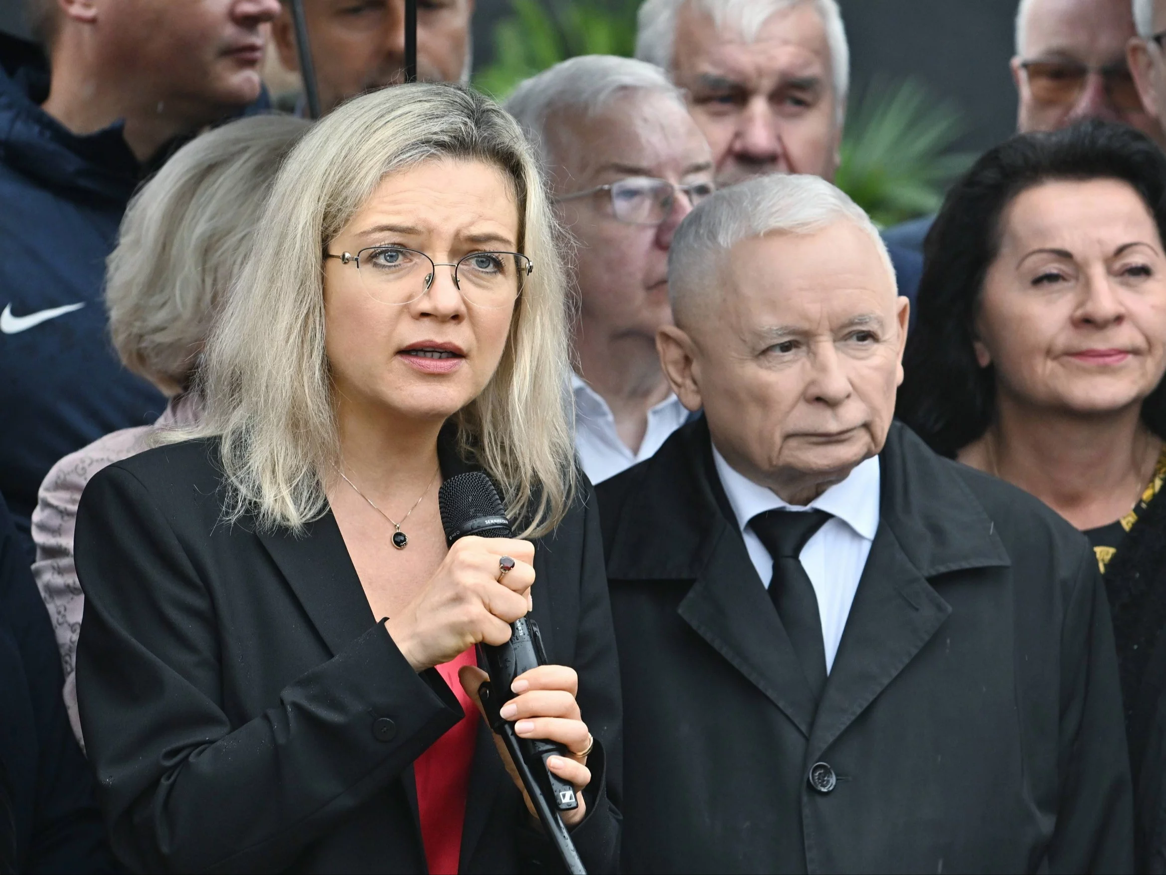 Małgorzata Wassermann i Jarosław Kaczyński