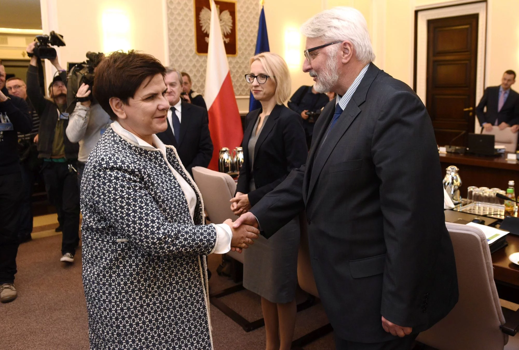 Beata Szydło i Witold Waszczykowski