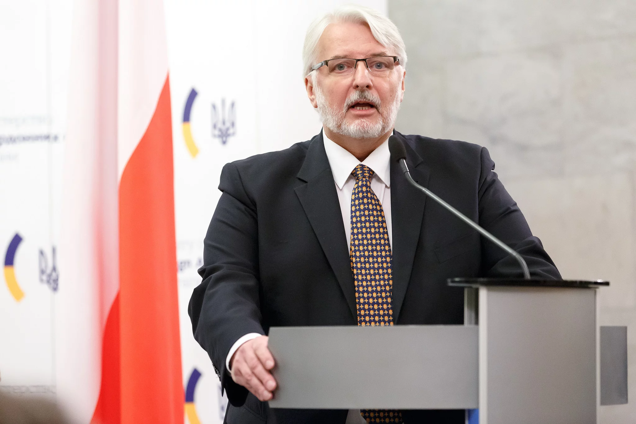 Szef MSZ Witold Waszczykowski