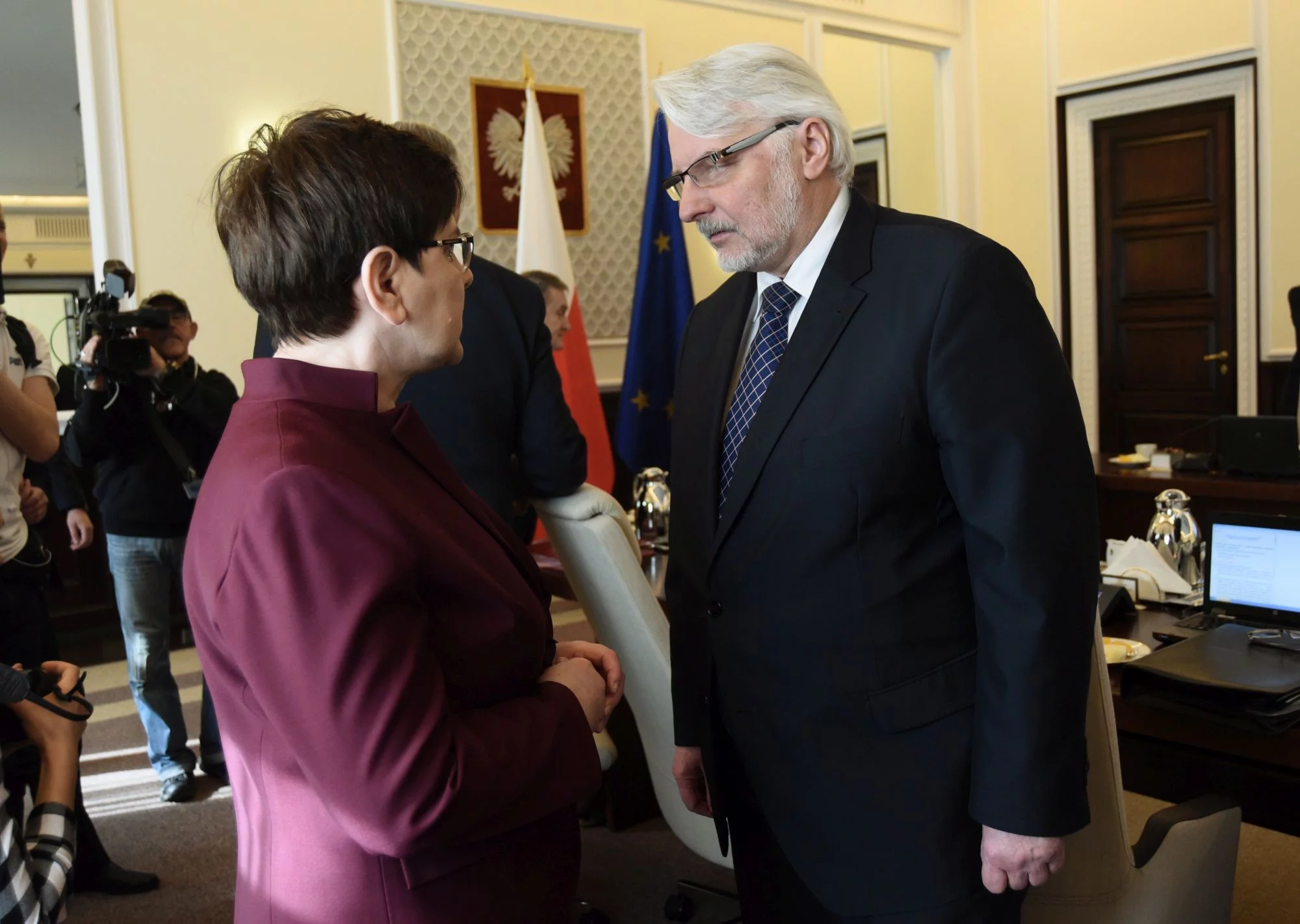 Witold Waszczykowski i Beata Szydło