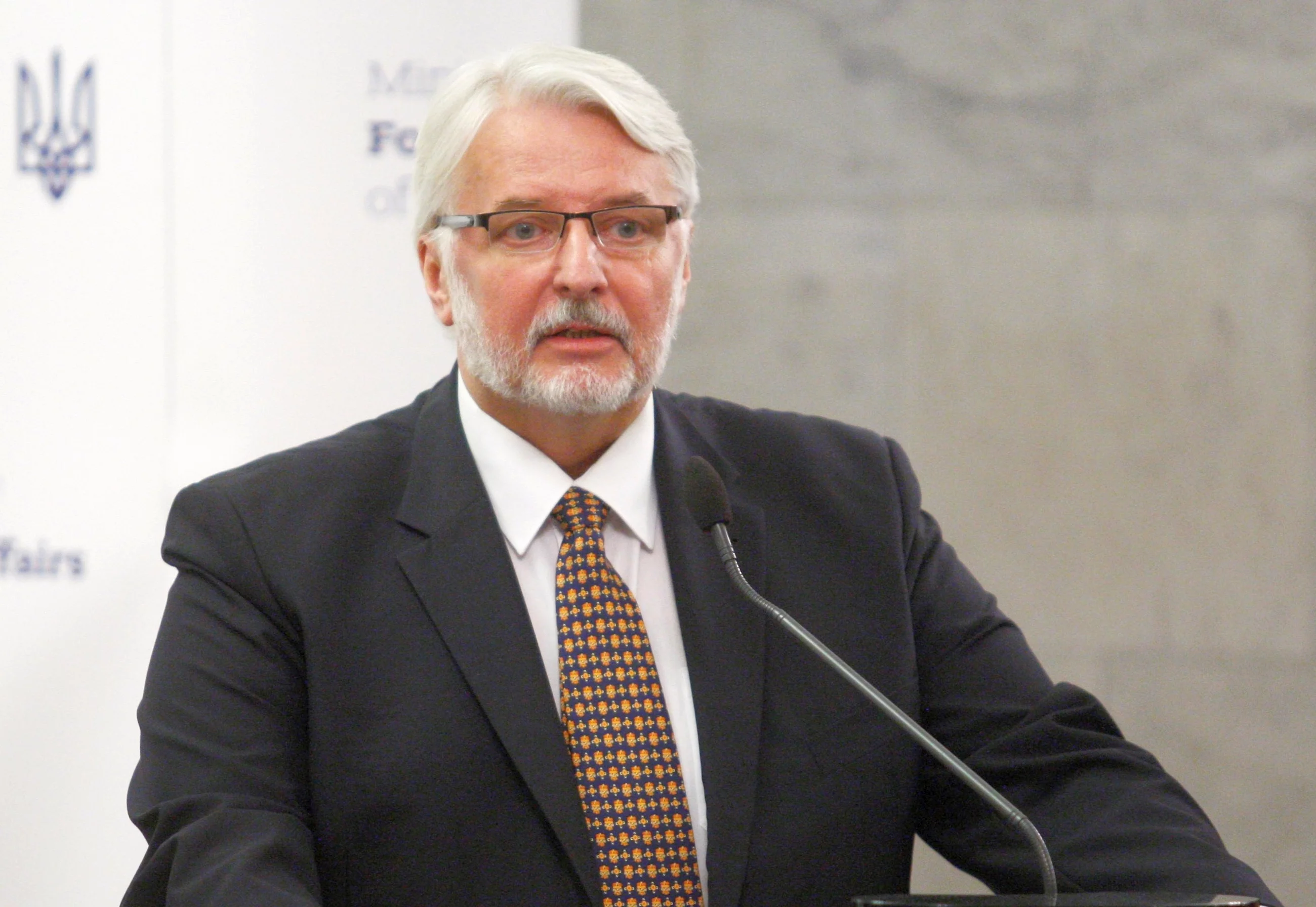 Minister spraw zagranicznych Witold Waszczykowski