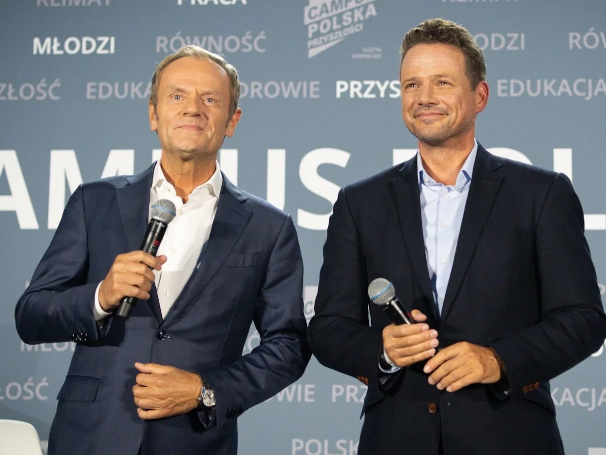 Donald Tusk i Rafał Trzaskowski