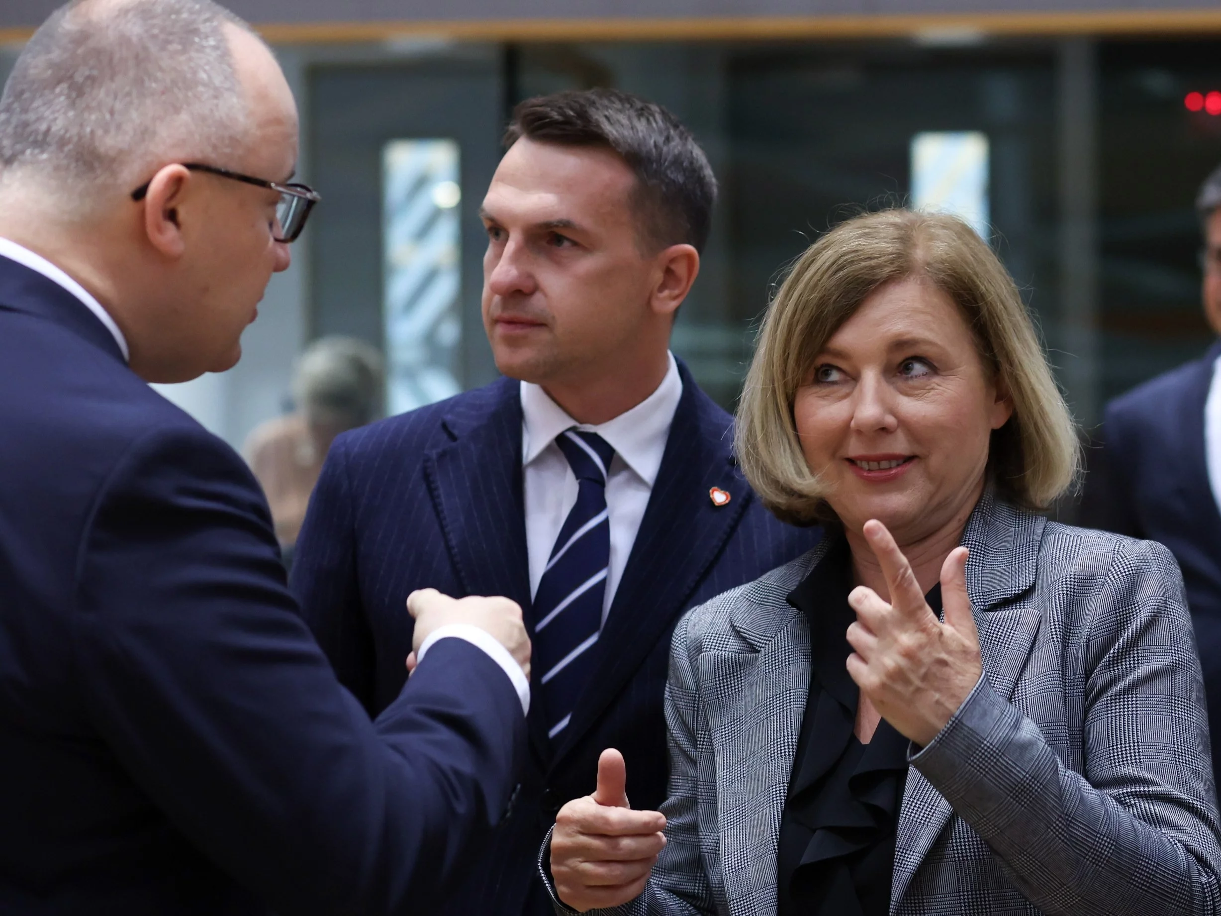 Adam Bodnar, Adam Szłapka i Vera Jourova