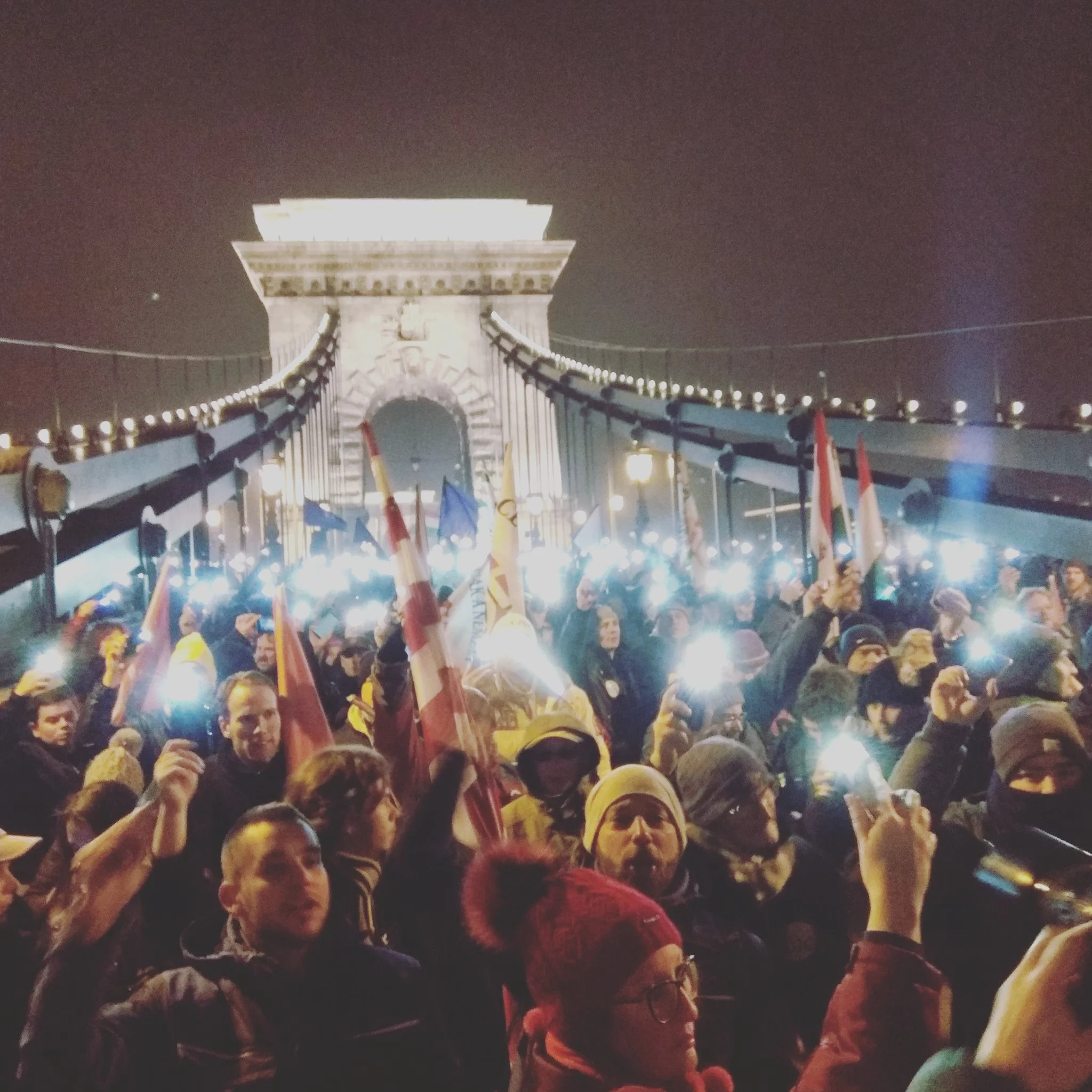 Protest na Węgrzech