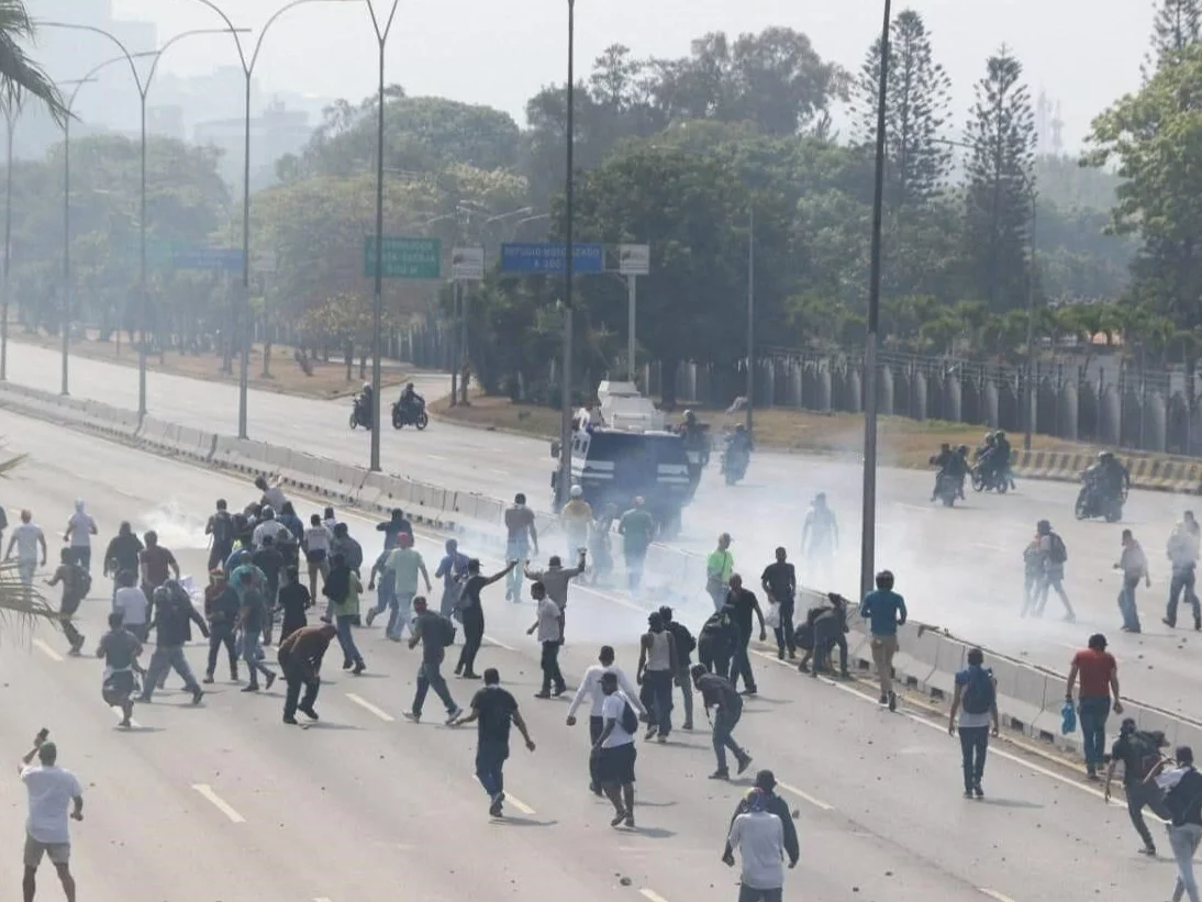 Caracas, zamieszki na ulicach