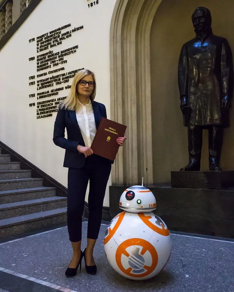 Weronika Muszyńska i jej BB-8