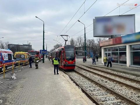 Miejsce wypadku w Chorzowie