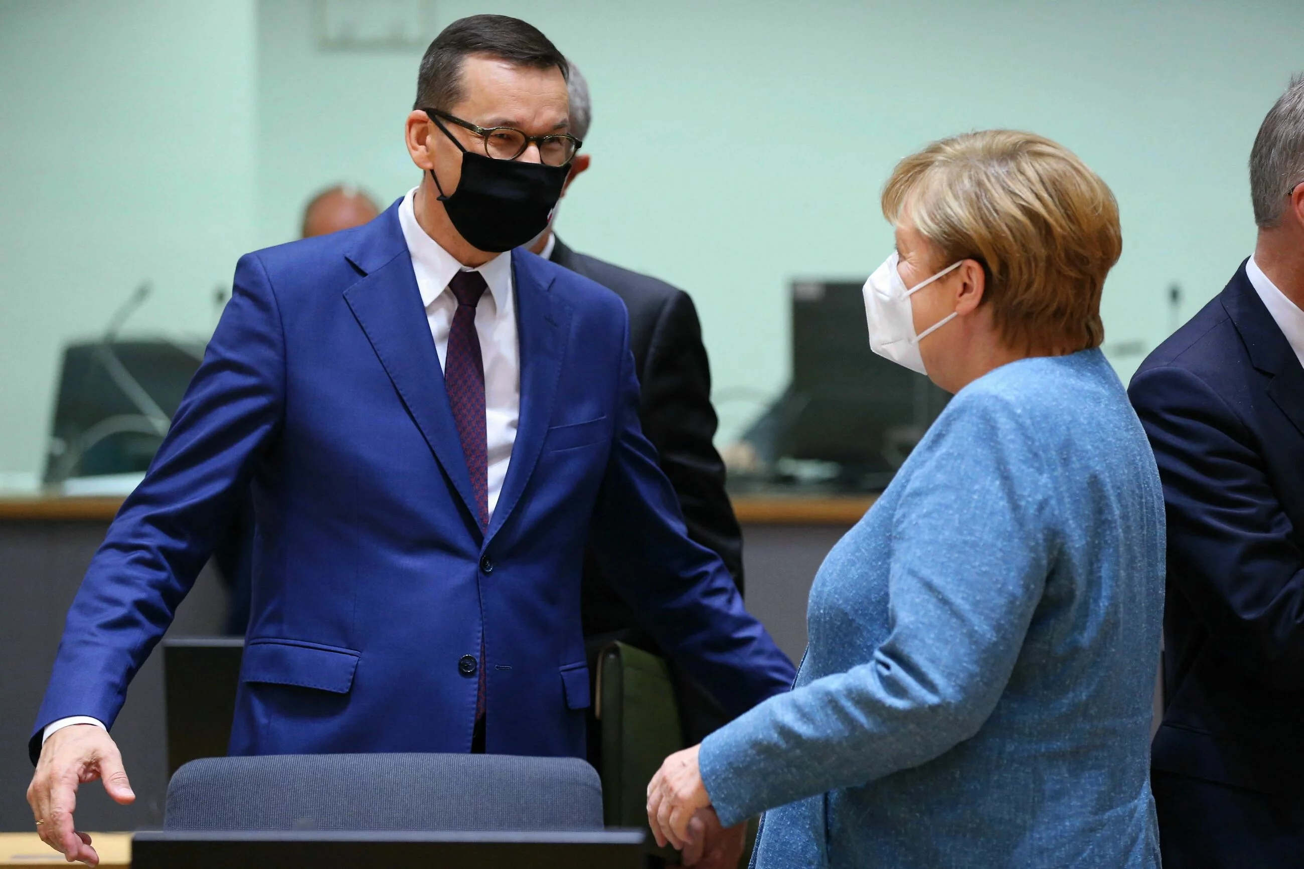 Mateusz Morawiecki i Angela Merkel