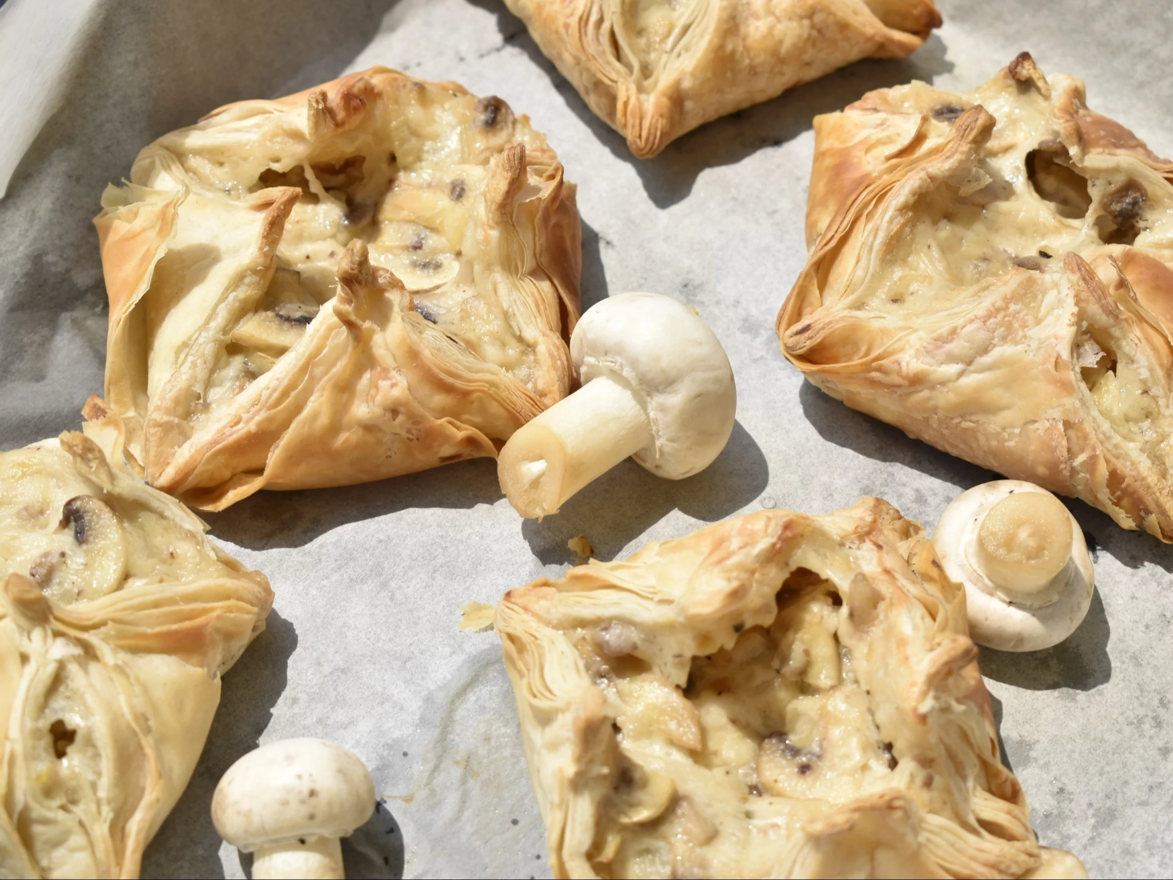 Ciastka z pieczarkami