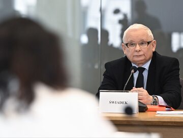 Wezwany na świadka prezes Prawa i Sprawiedliwości Jarosław Kaczyński podczas posiedzenia sejmowej komisji śledczej ds. wyborów korespondencyjnych