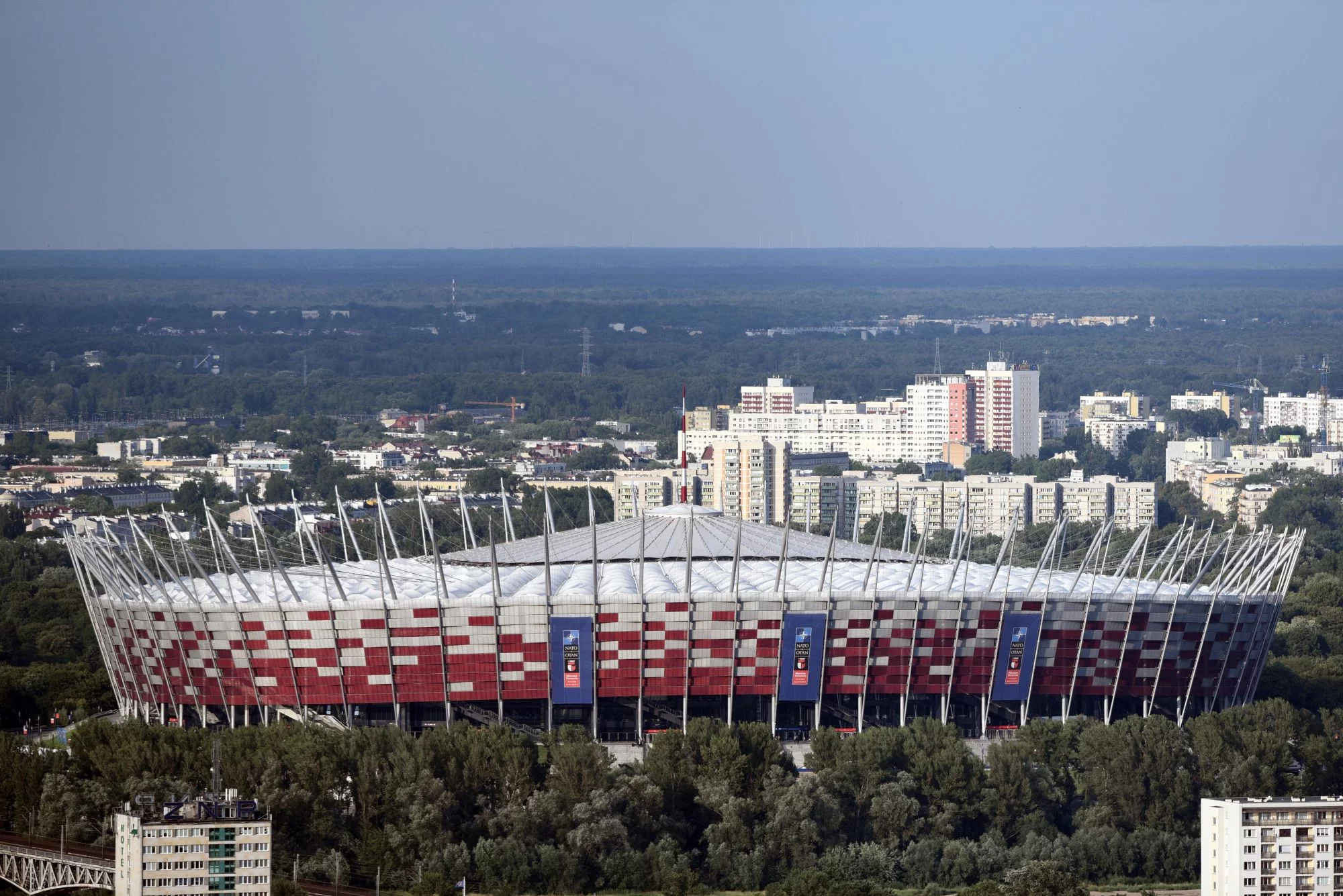 Stadion Narodowy podczas szczytu NATO