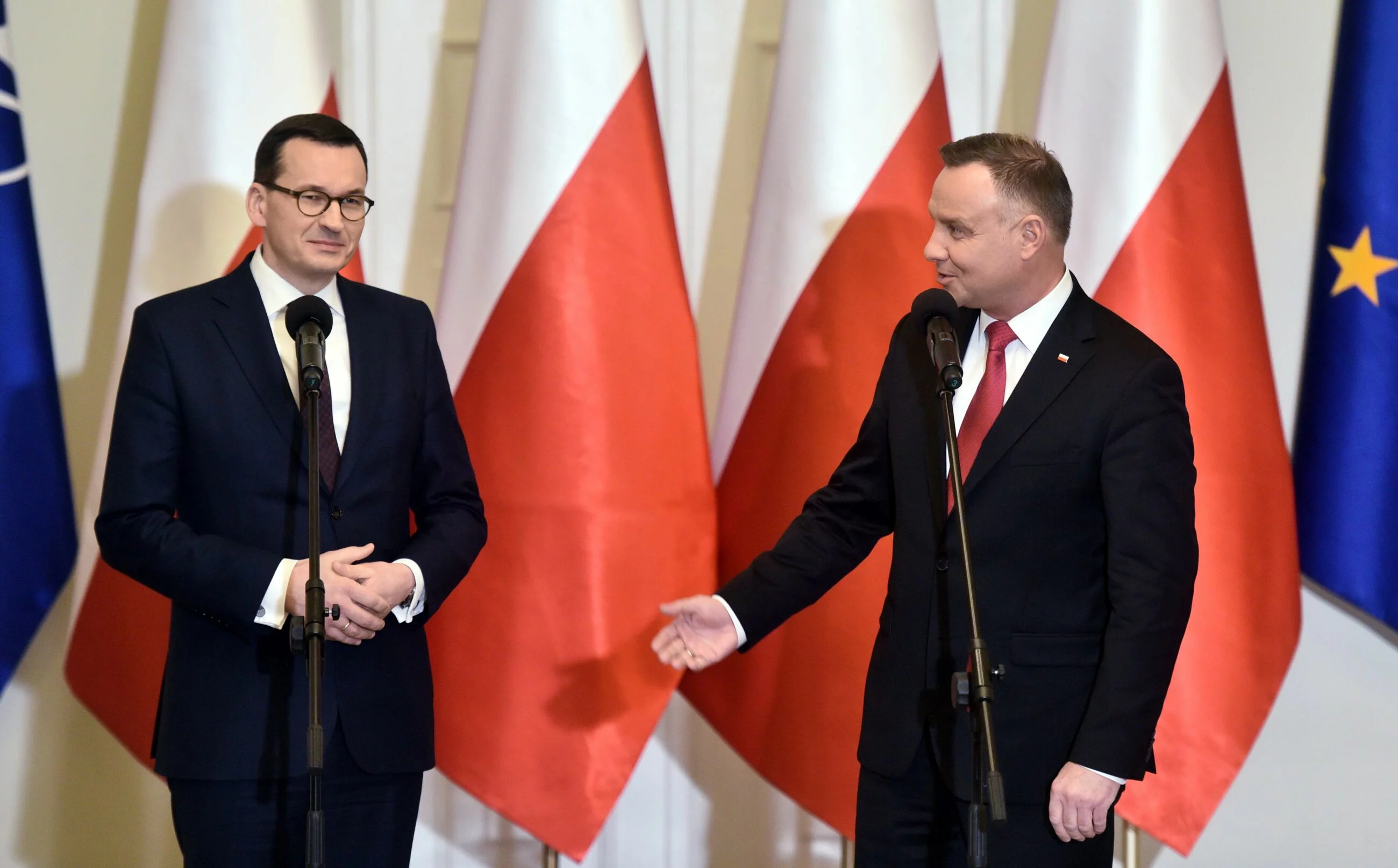 Mateusz Morawiecki i Andrzej Duda