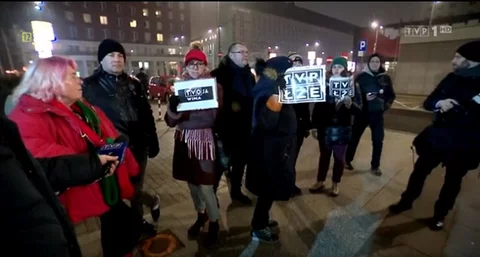 Kadr z materiału &quot;Wiadomości&quot; TVP