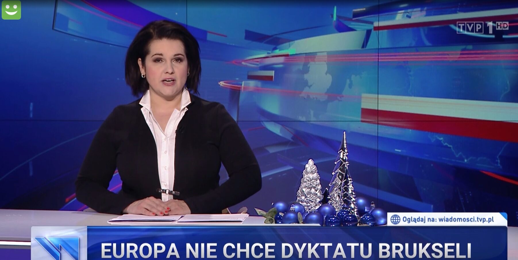 TVP „Nachrichten“ über das Diktat von Brüssel und „deutsche Faszination der Opposition“.  Die Aufnahme mit Tusk – Wprost wurde wieder verwendet