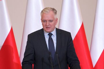 Wicepremier i minister nauki Jarosław Gowin, lider Polski Razem