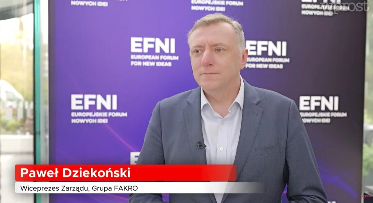 Paweł Dziekoński, wiceprezes zarządu Fakro