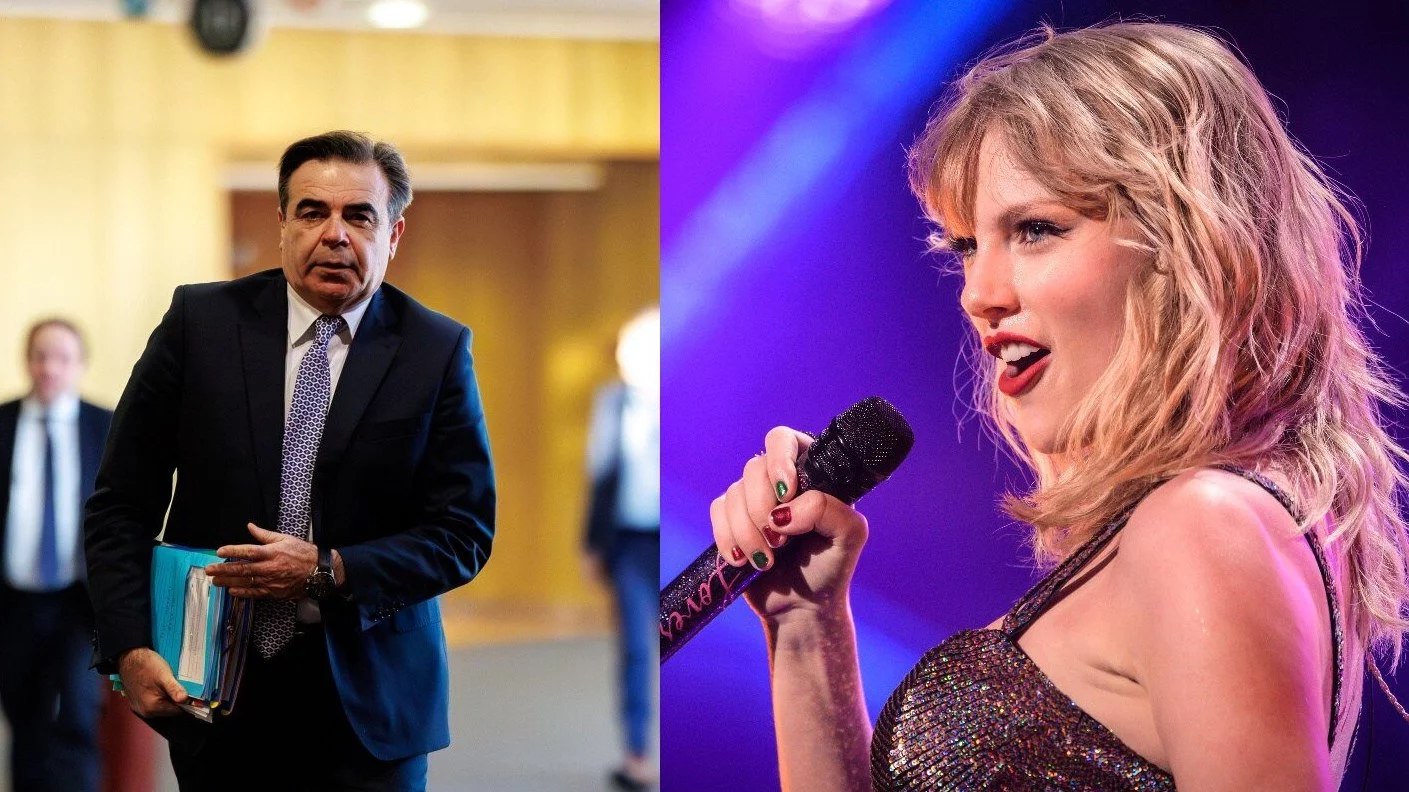 Wiceszef KE Margaritis Schinas, Taylor Swift