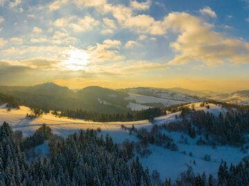 Widok na Beskidy