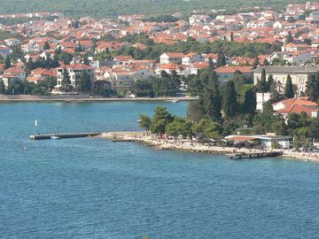 Widok na Zadar w Chorwacji. Zdjęcie poglądowe.