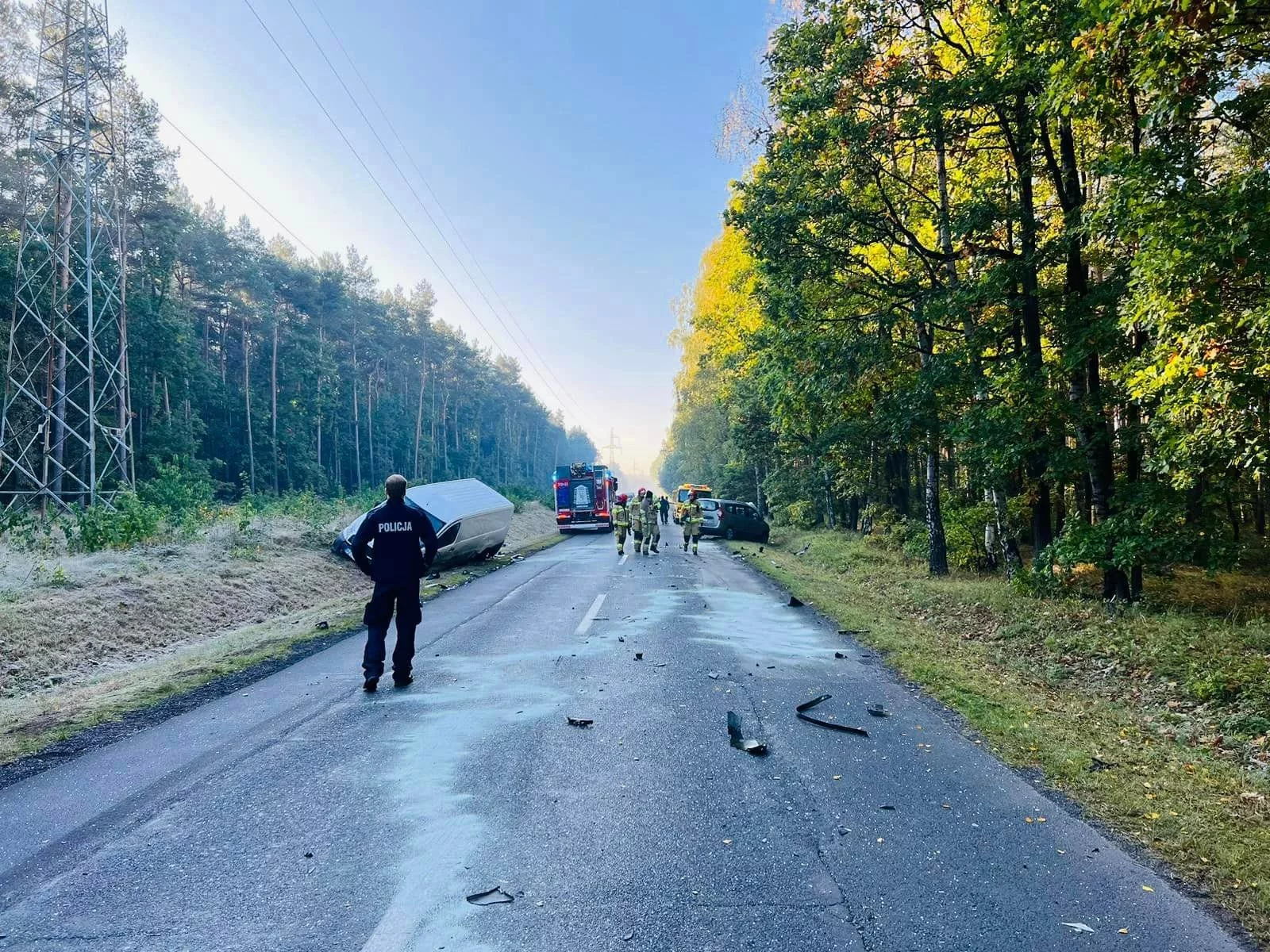 Wypadek na trasie Rogalinek – Poznań