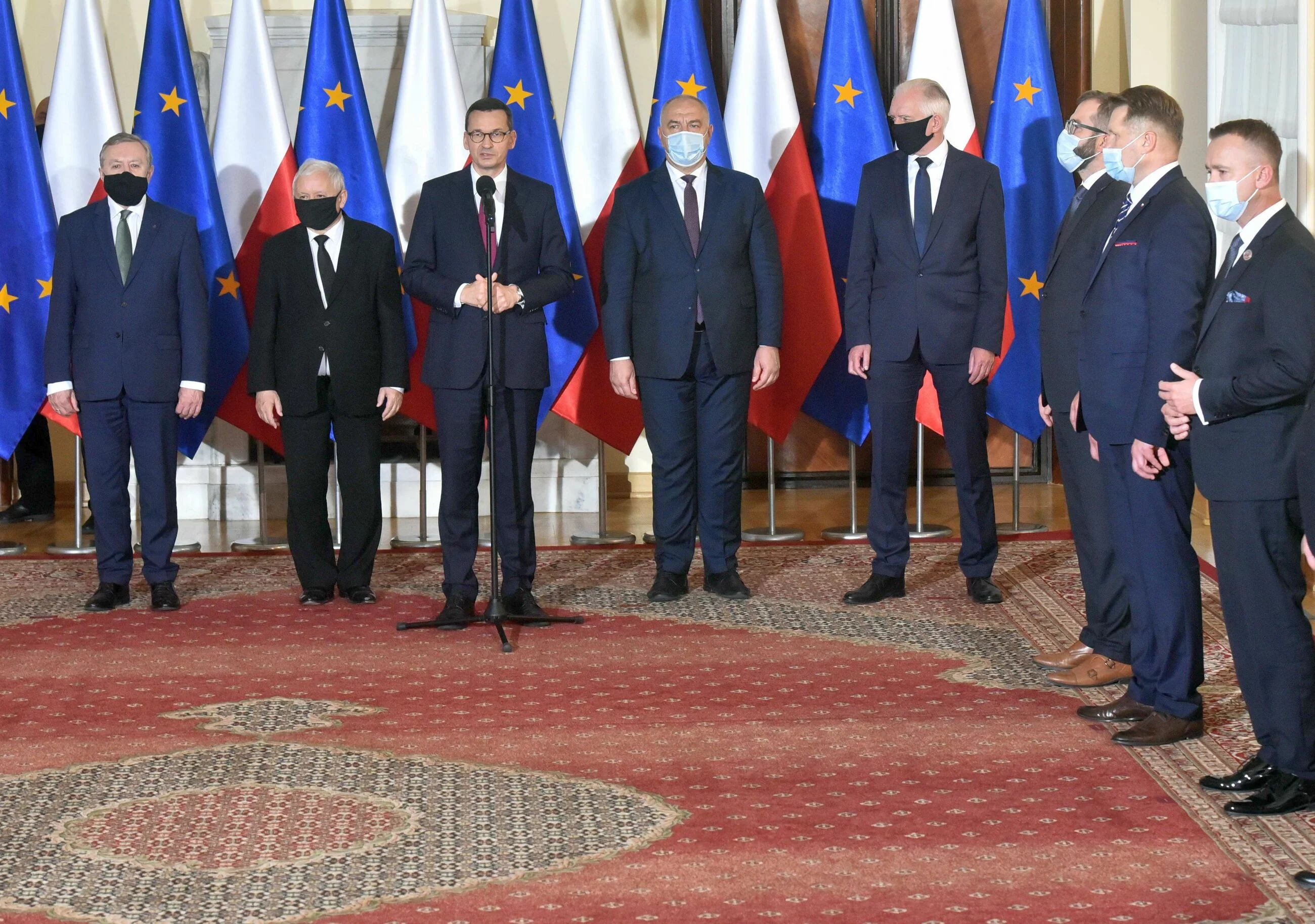 Konferencja prasowa premiera dot. rekonstrukcji rządu