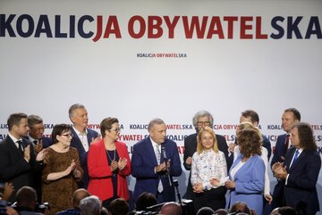 Wieczór wyborczy Koalicji Obywatelskiej