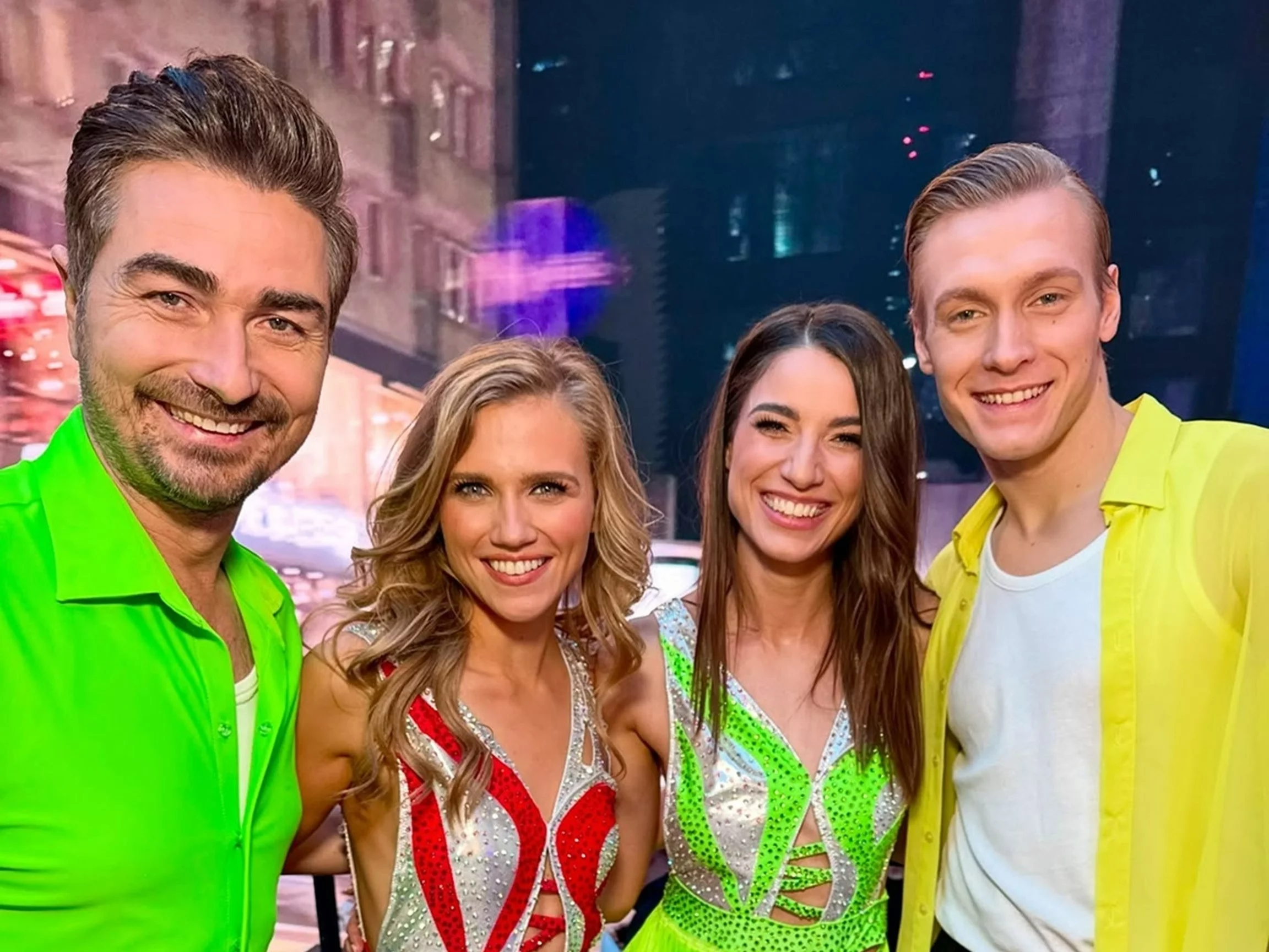 Jan Kliment, Agnieszka Kaczorowska, Lenka Kliment i Mieszko Masłowski