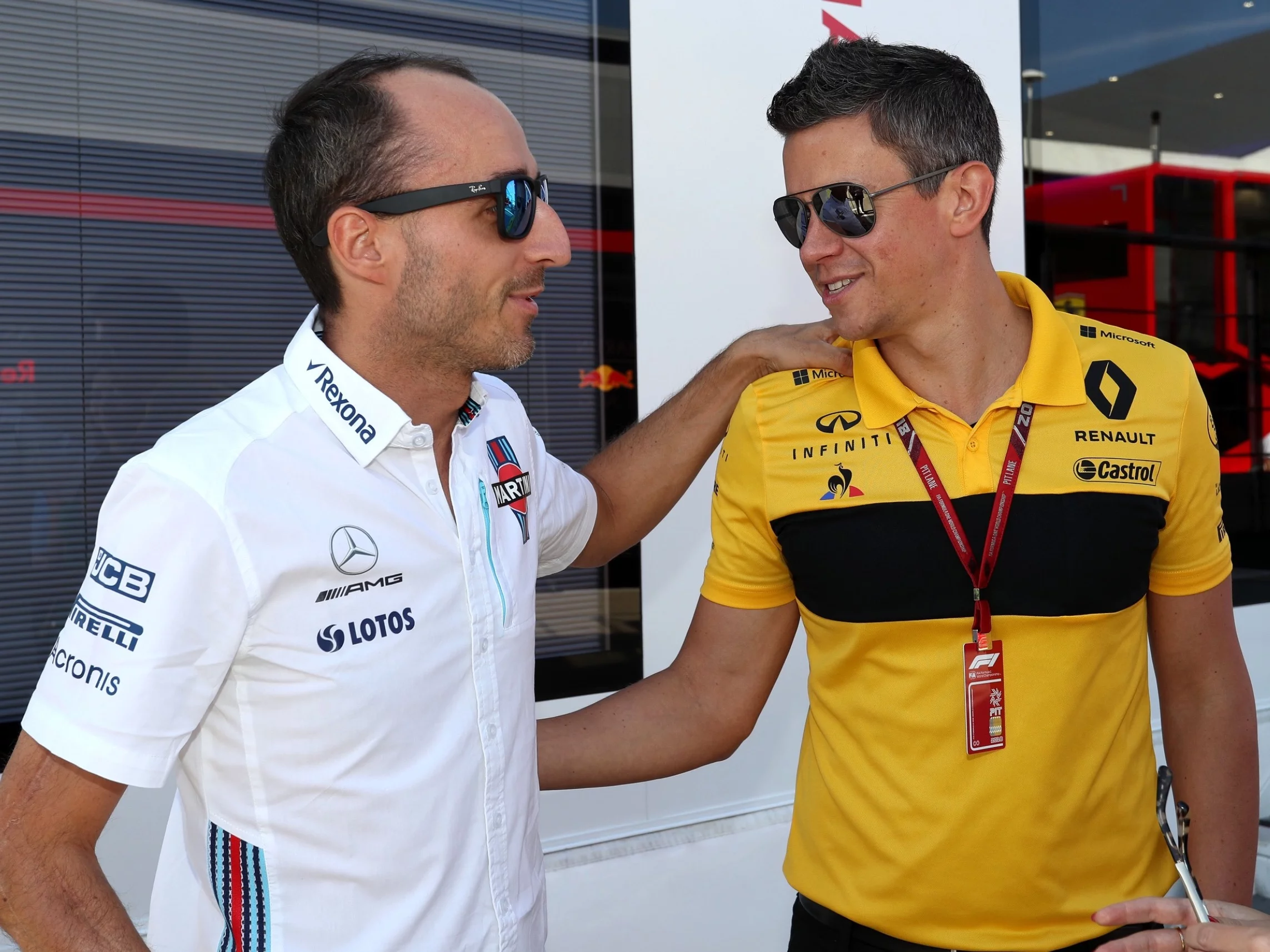 Robert Kubica i Marcin Budkowski