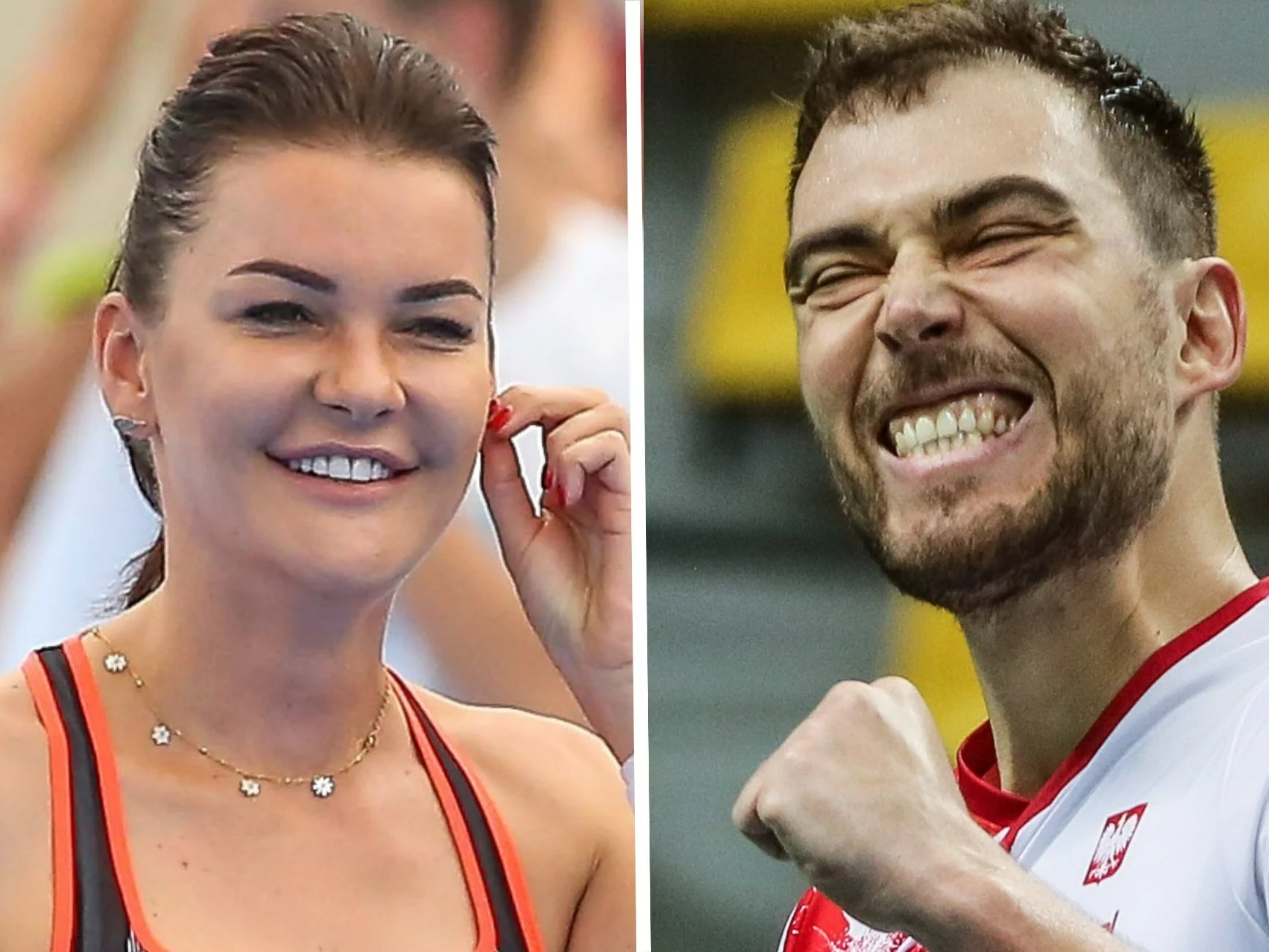 Agnieszka Radwańska i Jerzy Janowicz