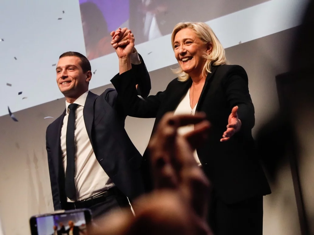 Marine Le Pen i Jordan Bardella