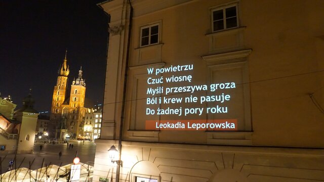 20 lat „Wierszy na murach” w Krakowie. To najstarsza akcja poetycka na