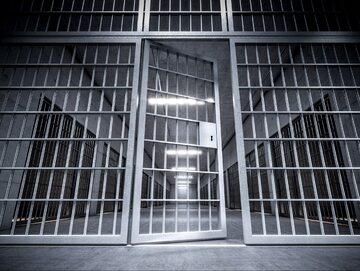 Więzienny korytarz