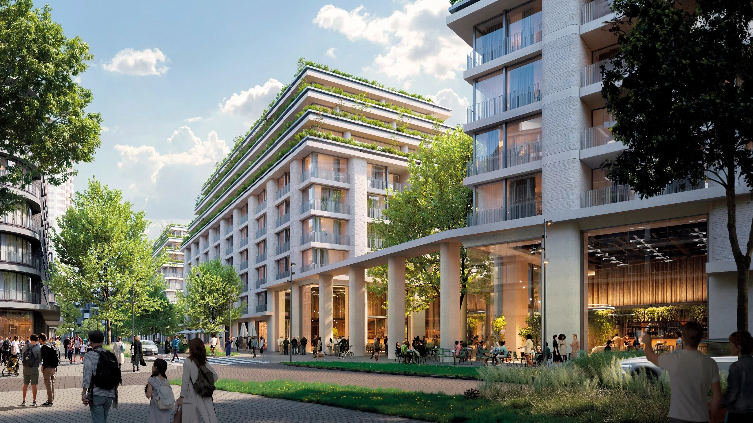 Osiedle NOHO ONE w Warszawie, projekt BBGK Architekci