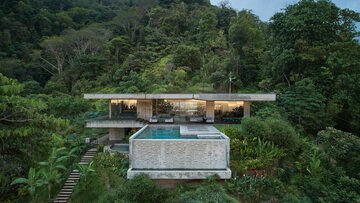 Willa w Kostaryce, wnętrza projektu Formafatal, architektura - Refuel works