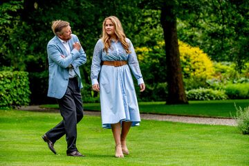 Willem-Alexander i księżniczka Amalia