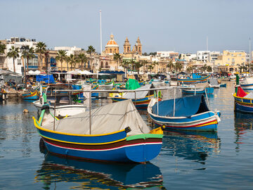 Wioska Marsaxlokk na Malcie