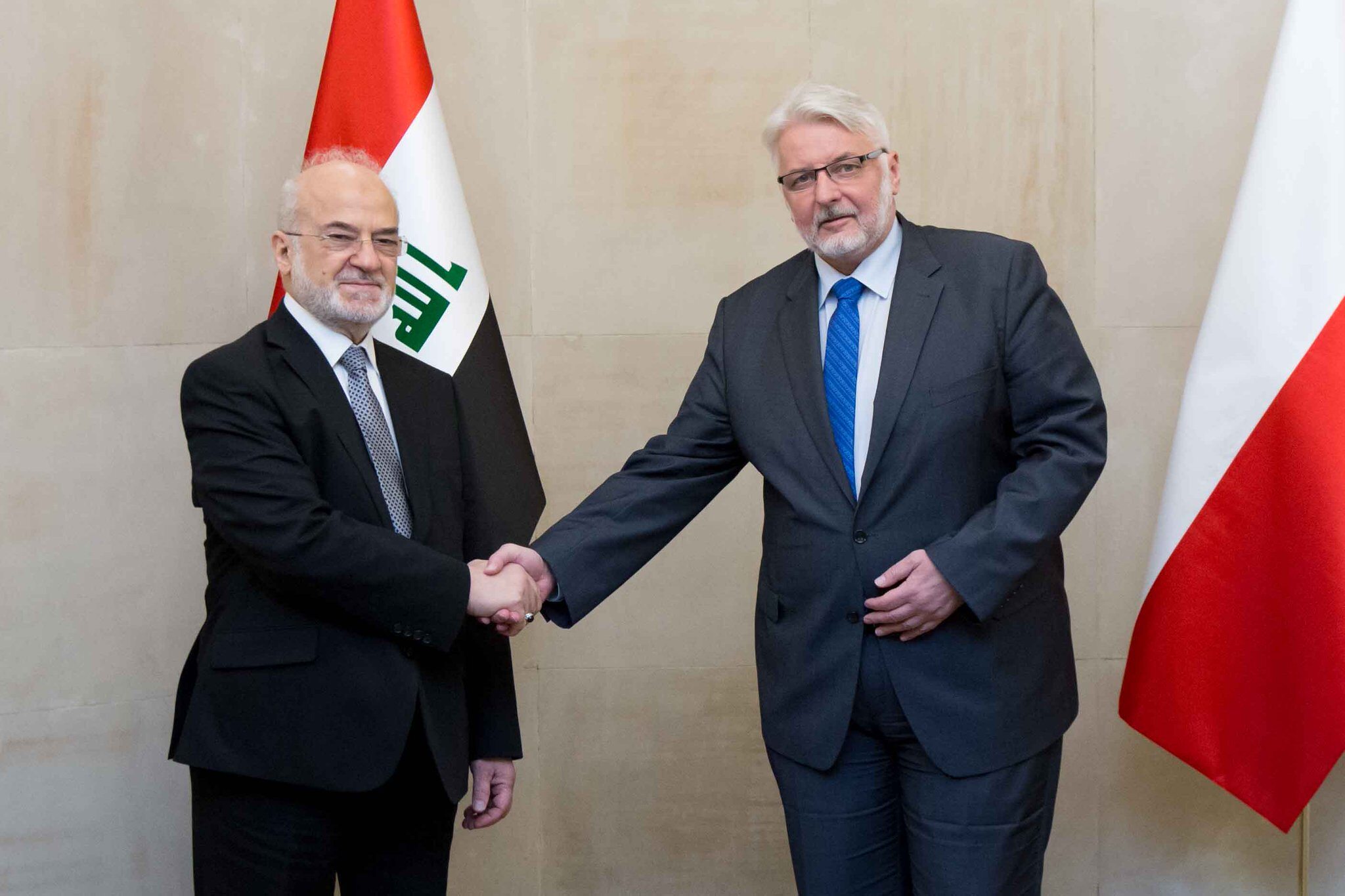 Witold Waszczykowski i Abdulkarim Hamz Aljafari