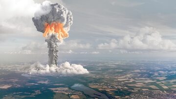Wizualizacja wybuchu bomby atomowej