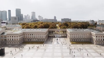 Wizualizacje koncepcji odbudowy Pałacu Saskiego, Pałacu Brühla oraz kamienic przy ul. Królewskiej w Warszawie