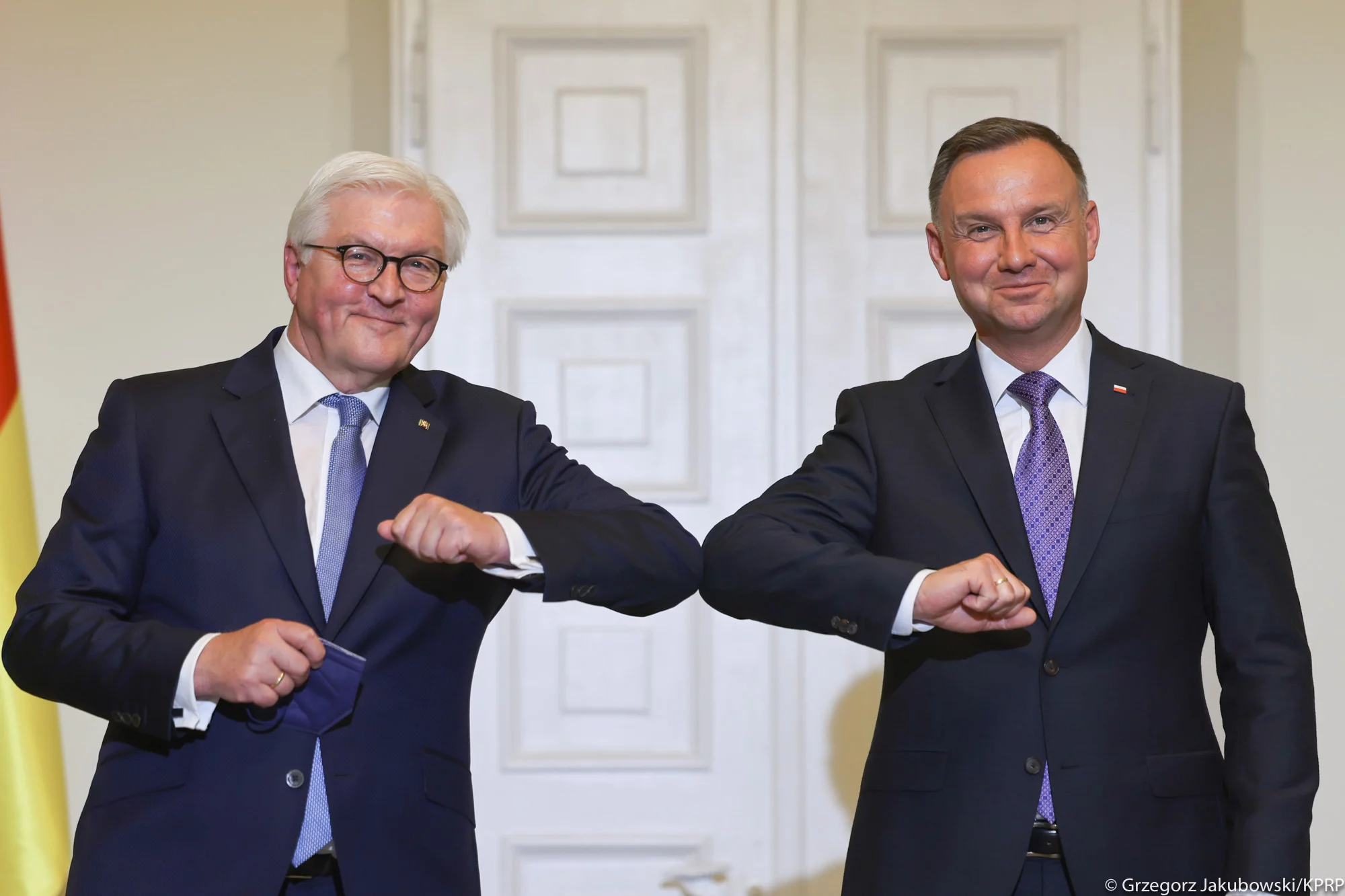 Frank-Walter Steinmeier i Andrzej Duda