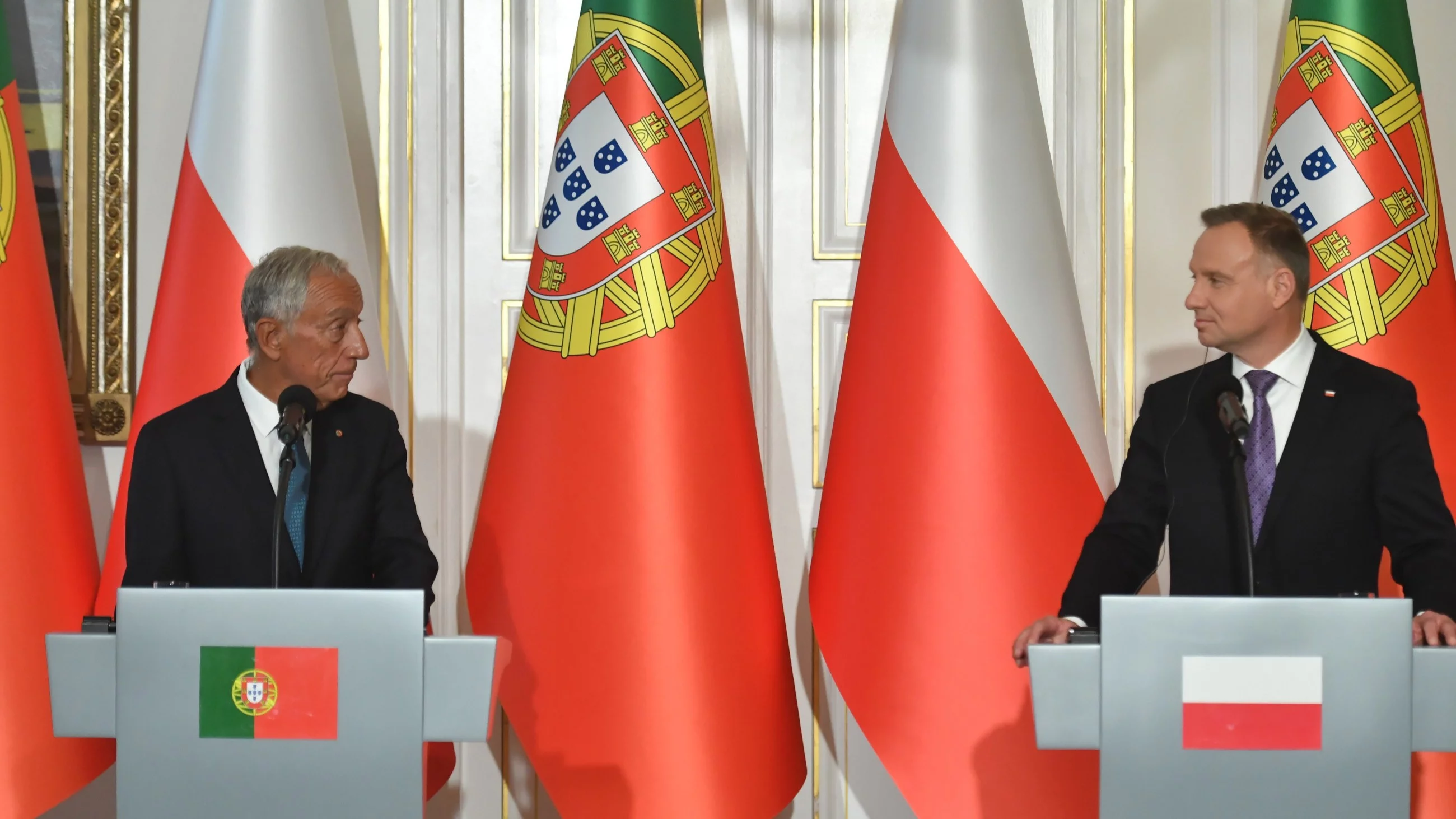 Marcelo Rebelo de Sousa i Andrzej Duda