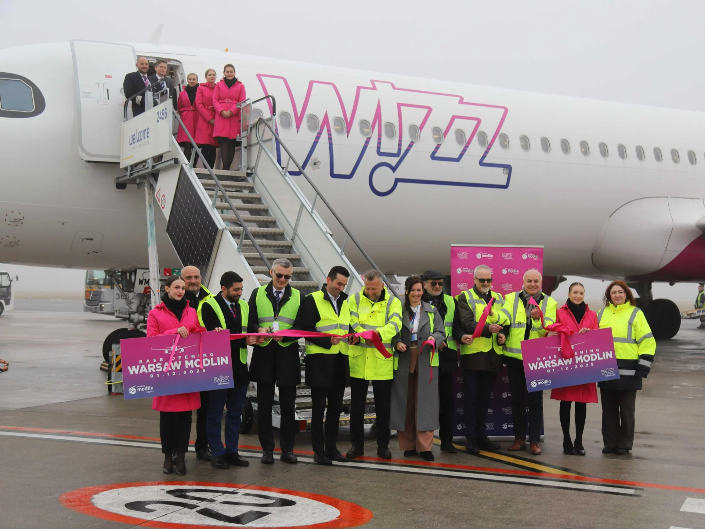 Inauguracja trasy Wizz Air Warszawa-Modlin-Barcelona