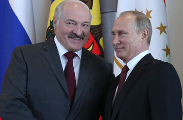 Władimir Putin i Aleksandr Łukaszenka