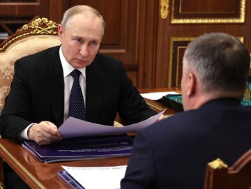 Władimir Putin i Igor Kobzew