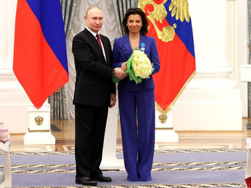 Władimir Putin i Margarita Simonian