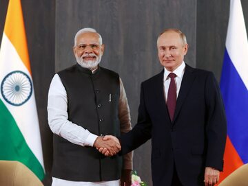 Władimir Putin i Narendra Modi