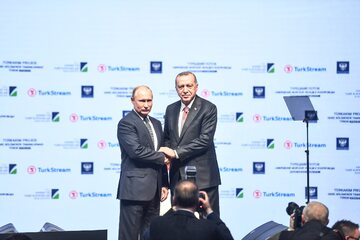 Władimir Putin i Recep Tayyip Erdogan